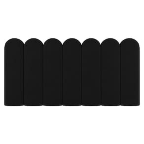Painel Cabeceira Cama Box Solteiro Lana 100cm Sintético Preto - Abmaza