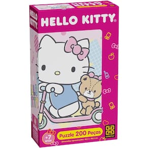 Quebra Cabeça Puzzle 200 peças HELLO KITTY Grow