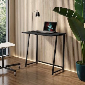 Escrivaninha Mesa Dobravel Office E Estudo Jade Klm Store Preto-preto