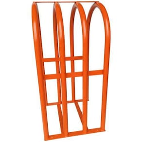 Gaiola Grade Para Inflar Pneus Com Segurança Laranja Curta