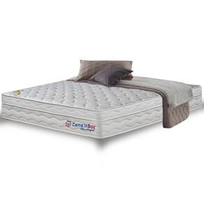 Colchão Casal Com Molas Ensacadas Cama Inbox Wonderful Branco 138x188x32