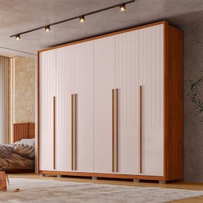 Guarda Roupa Para Casal Quintus 6 Portas 6 Gavetas Caemmun