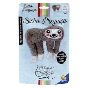 Livro Kit De Artesanato Criativo - Bicho Preguiça