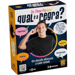 Jogo De tabuleiro QUAL E A REGRA Theo Parizzi Grow