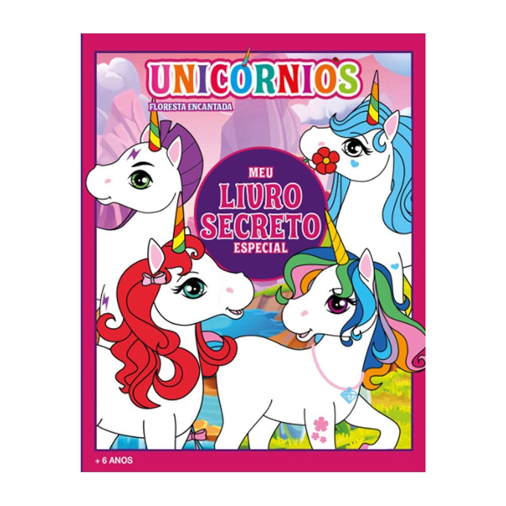 Meu Livro Secreto - Unicornios - Caneta Magica