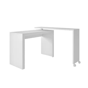 Bancada Em Mdp 120Cm Giratória Brv Móveis Branco