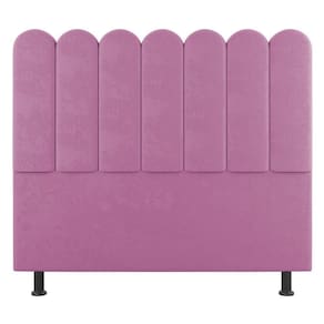 Cabeceira Cama Box Casal Lana 140cm Suede Rosa - Abmaza
