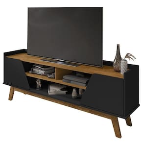 Rack Bancada Para Tv 65 Pol 160cm Titan B02 Preto Fosco-naturalle