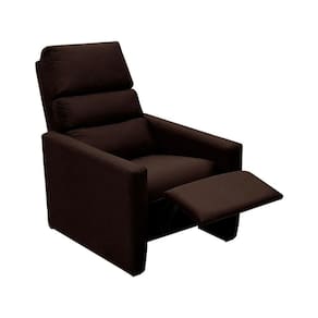 Poltrona Do Papai Reclinável Ravena Material Sintético Marrom Star Confort Marrom