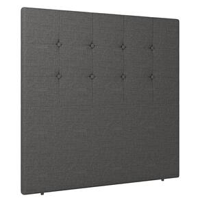 Cabeceira Cama Box Solteiro Luana 90cm Linho Cinza - Abmaza