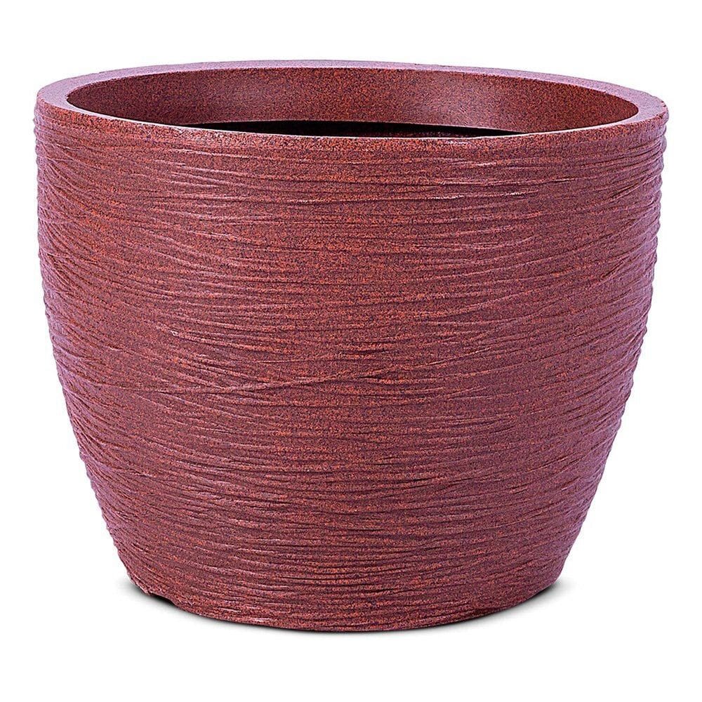 Vaso Decorativo para Plantas Redondo Elba 27 Café