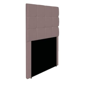 Cabeceira Estofada Manchester 90 Cm Solteiro Linho - Doce Sonho Móveis Cor Rosê