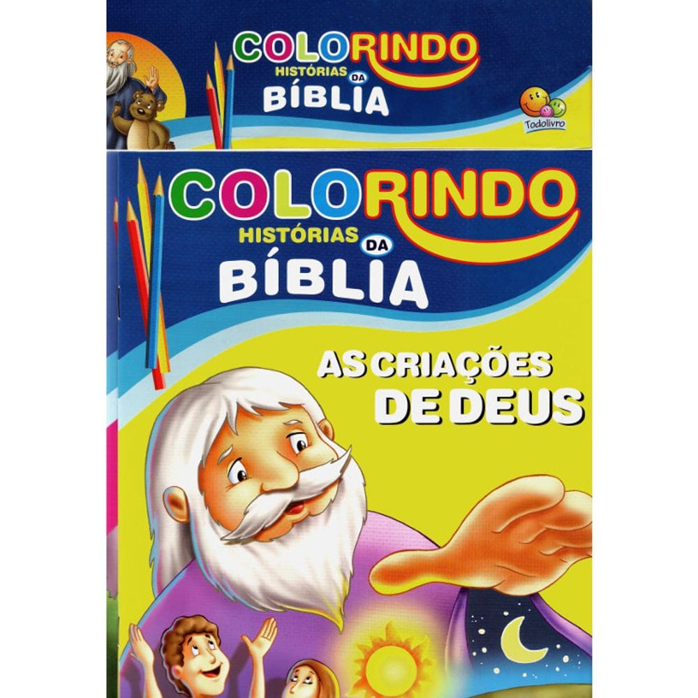Embalagem Economica - Colorindo Historias Da Biblia - Com 10 Livros