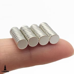 Ímã Neodímio Lorben Redondo Pequeno 5mm X 1mm N35 10 peças