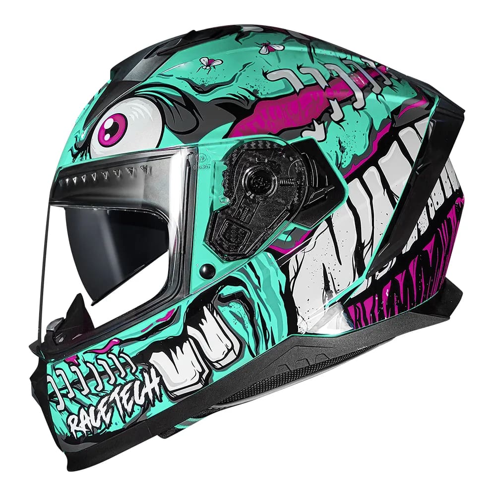 Capacete Race Tech Volt Croc Aqua