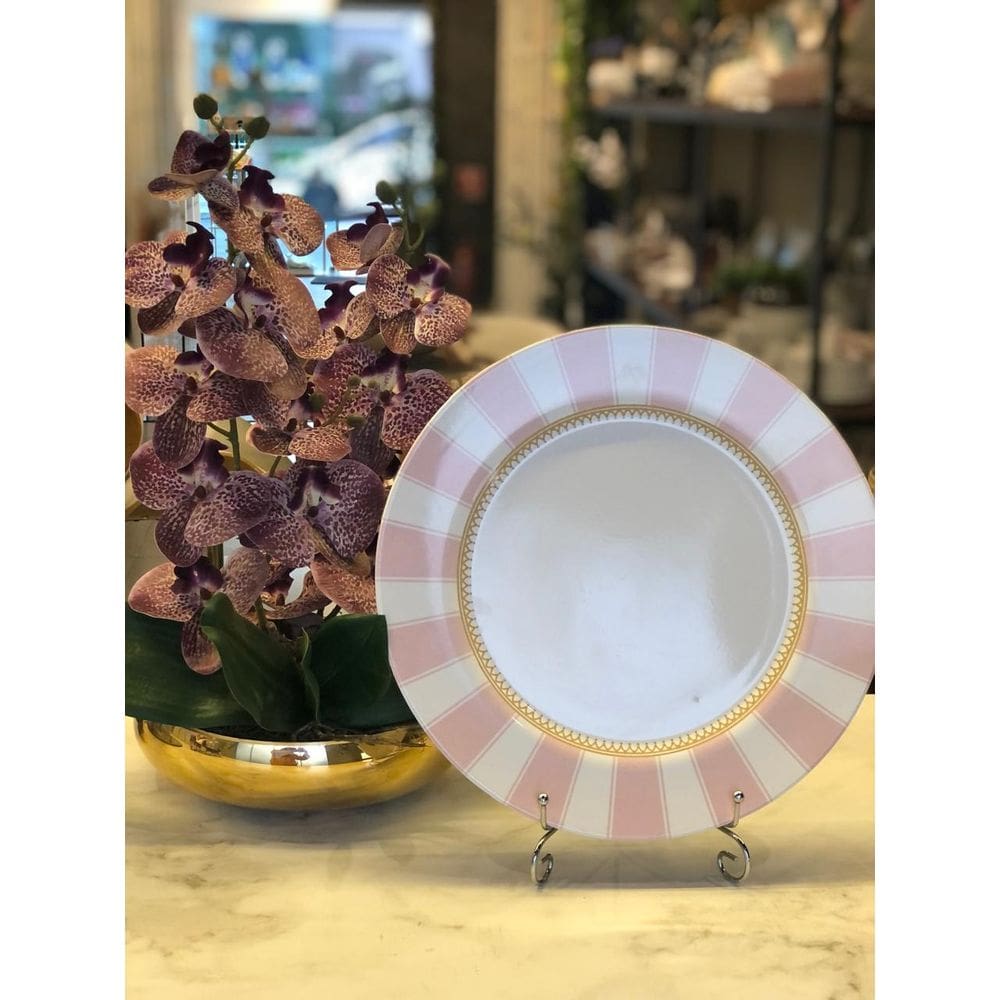 Sousplat Stripe Rosa 1O Classific.Alleanza