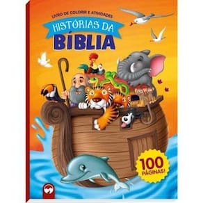 Livro De Colorir E Atividades - Historias Da Biblia
