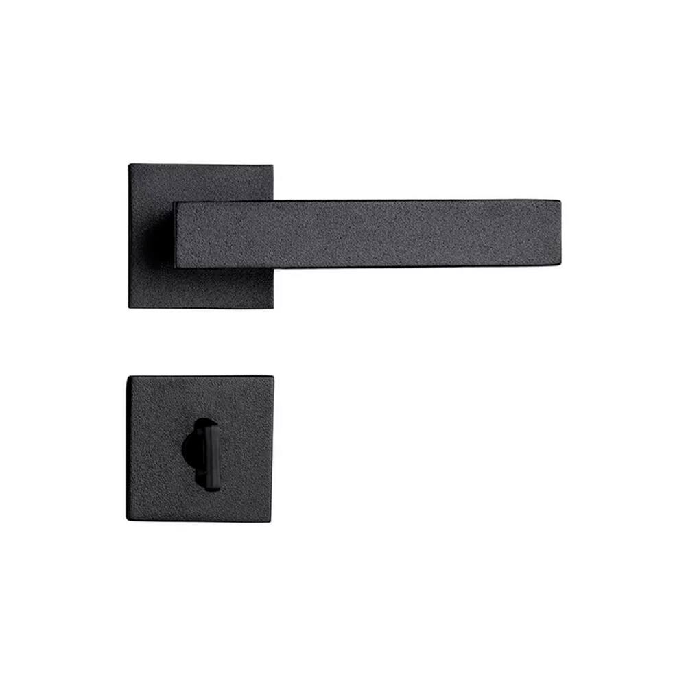 Fechadura Banheiro Retro Maq 55 Pado Preto Texturizado