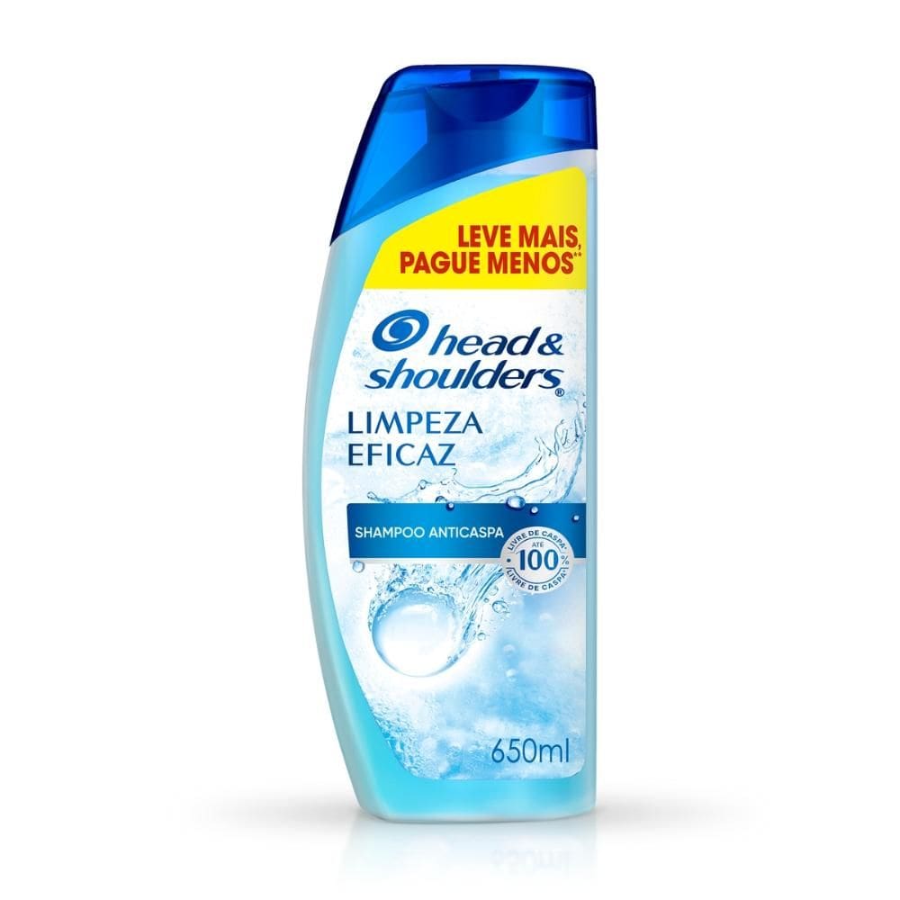 Shampoo Head&Shoulders Limpeza Eficaz 650ml
