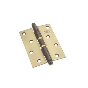 Dobradiça Comum Fumê 101,6 X 77,6 Mm Com Pino Bola União Mundial