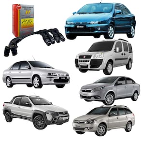 Jogo Cabo Vela Ngk Fiat Brava Marea Doblo Strada 1.6 16v Mpi