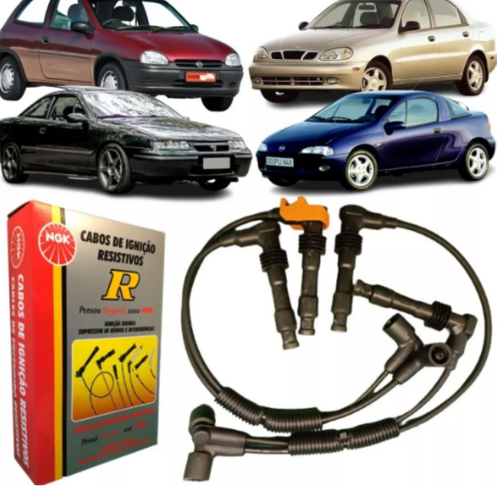 Jogo Cabo De Velas Corsa 1.0 1.6 16v Ngk