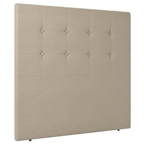Cabeceira Cama Box Solteiro Luana 90cm Sintético Bege - Abmaza
