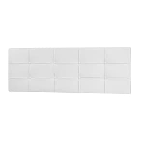 Cabeceira Painel Solteiro 0,90m Roma Corano - Pallazio Cor Branco