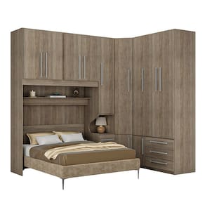 Dormitório Queen Size 1218 Direito Castanho