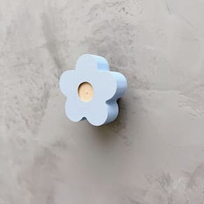 6 Ganchos de parede infantil decoração baby flor 6Flbb15
