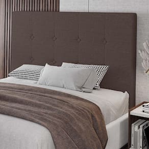 Cabeceira Cama Box Casal Luana 140cm Linho Marrom - Abmaza