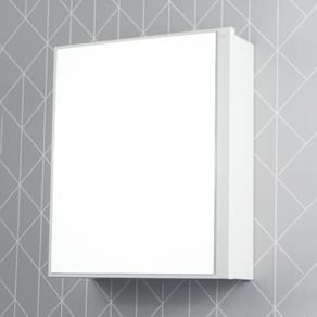Armário Para Banheiro Com Espelho Cairo Branco 26cm