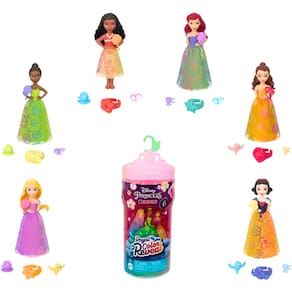 Boneca Disney Princesa Mini Color Reveal 3 HRN56 Mattel
