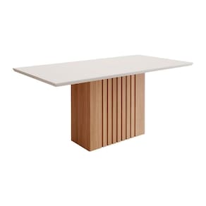 Conjunto Sala De Jantar Ana 130x80 Tampo Em Mdf/vidro 4 Cadeiras Nicole Cimol Nature