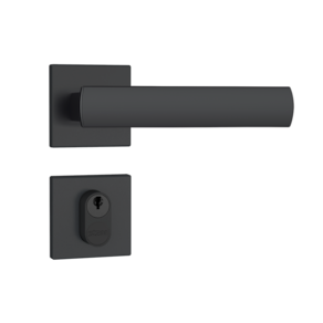 Fechadura 803/35 Externa Roseta Quadrada Stam Preto