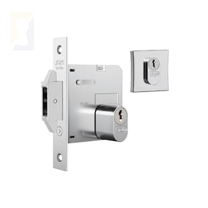 Fechadura Stam Correr/Bater Externa 1006 Cromado