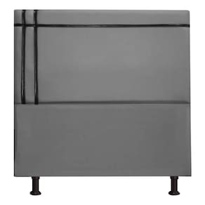 Cabeceira Royal 140cm Suede Fita Shop Das Cabeceiras Chumbo