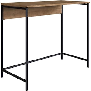 Escrivaninha Dobrável Industrial Steel Quadra Artesano 90 Cm (largura) Mdp Vermont Aço Preto Fosco