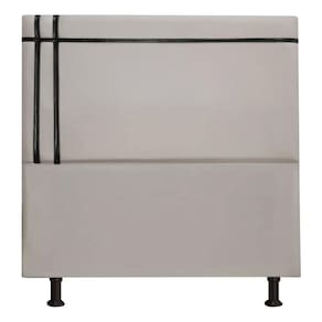Cabeceira Estofada Royal 195cm Linho Fita Shop Das Cabeceira Carvalho