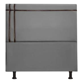 Cabeceira Royal 140cm Suede Fita Shop Das Cabeceiras Chumbo