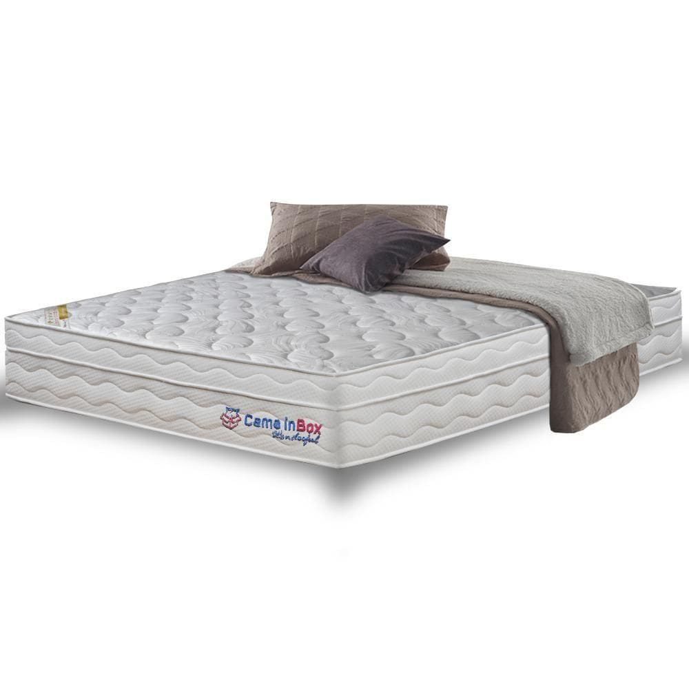 Colchão Queen Com Molas Ensacadas Cama Inbox Wonderful Branco 158x198x32