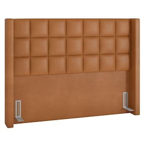 Cabeceira Cama Box Casal 140cm Pisa P02 Sintético Caramelo - Mpozenato