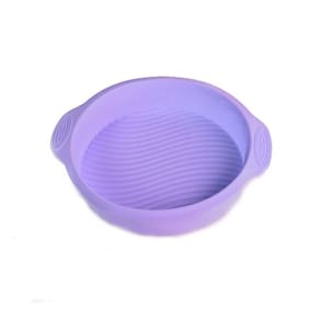 Forma De Silicone Redonda Lilás 23 x 5,5 Cm
