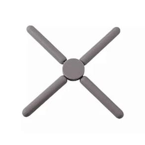 Descanso Dobrável para Panela Mimo SN22442 Silicone Cinza