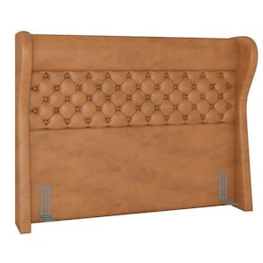 Cabeceira Cama Box Casal Queen 160cm Trinidad P02 Sintético Caramelo - Mpozenato