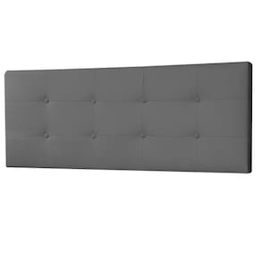 Cabeceira Painel Solteiro 0,90m Berlim Suede Cinza