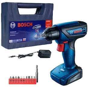 Parafusadeira Furadeira GSR1000 a Bateria 12V Bosch + Maleta