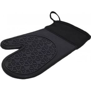 Luva Térmica Mimo SN23448 Longa Silicone Preto com Tecido