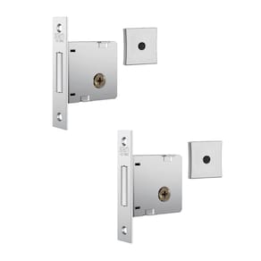 Fechadura Auxiliar Tetra 1010 Dupla Cromada Stam