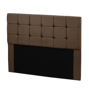 Cabeceira Cama Box Queen Estofada Julia Shop Das Cabeceiras Marrom Castor